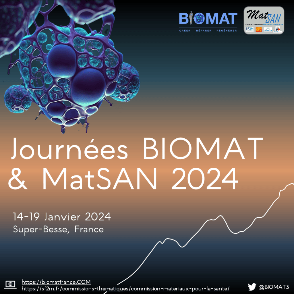 Journées BIOMAT-MATSAN 2024 - French Association for the Development of ...